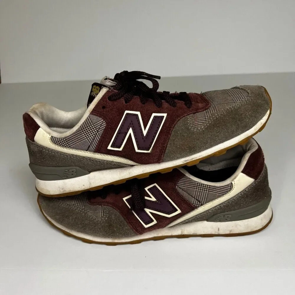 New Balance Womens Size 9.5 696 Glen Check Plaid WL696GR Limited Edition